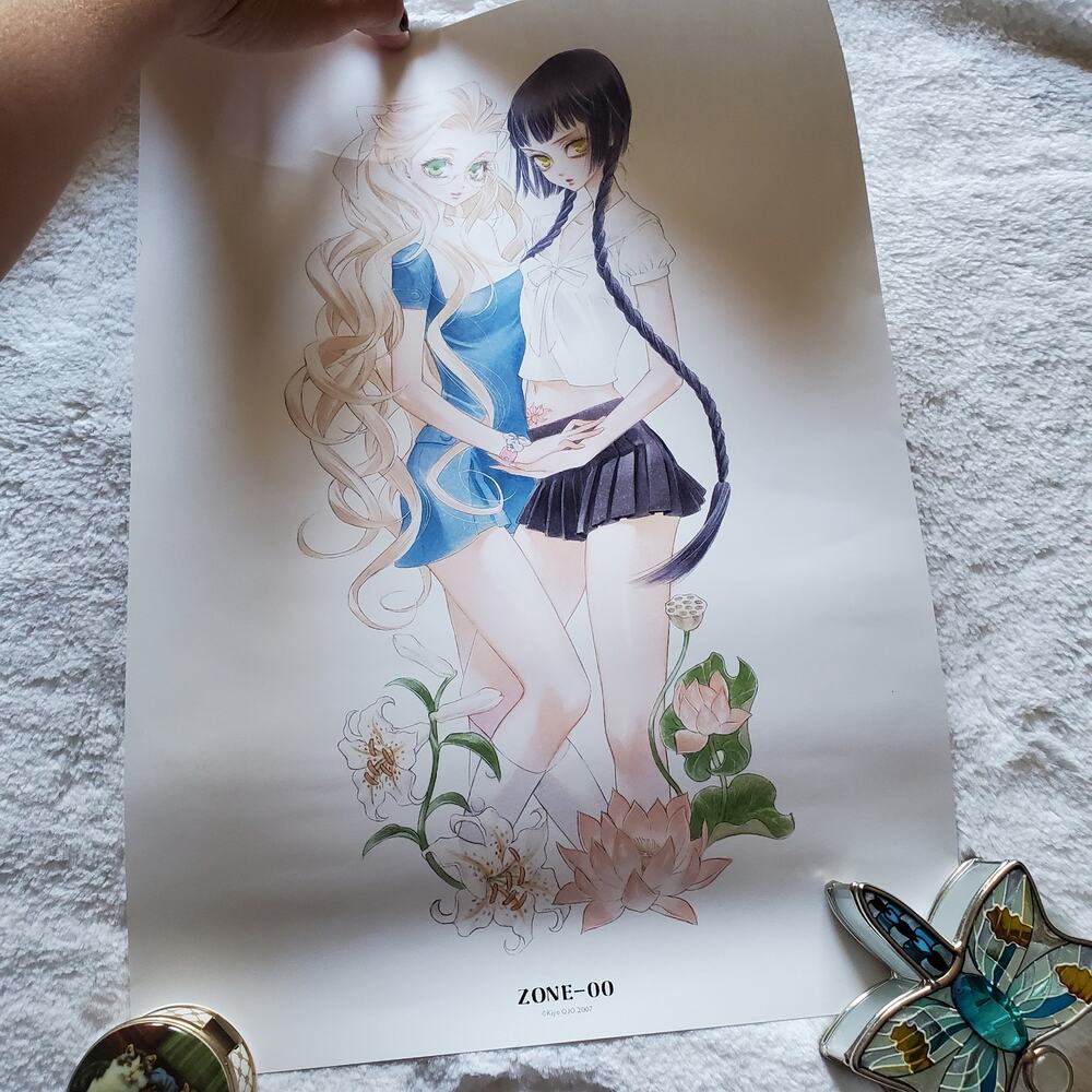 Zone-00 Mayako Okino & Princess Shirayuri A3 Matte Poster